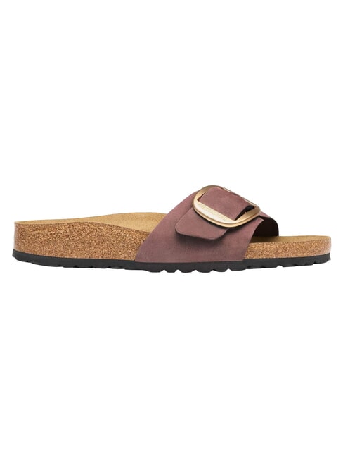 MADRID BIG BUCKLE sandales en cuir poivre - Chaussures Femme