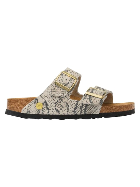 ARIZONA sandales en cuir hu&icirc;tre serpent - Chaussures Femme