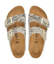 BIRKENSTOCK ARIZONA sandales en cuir hu&icirc;tre serpent - Chaussures Femme - 3
