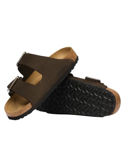 ARIZONA WB sandales en cuir mocca - Chaussures Homme