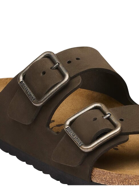 ARIZONA WB sandales en cuir mocca - Chaussures Homme