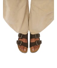 BIRKENSTOCK ARIZONA WB sandales en cuir mocca - Chaussures Homme - 6