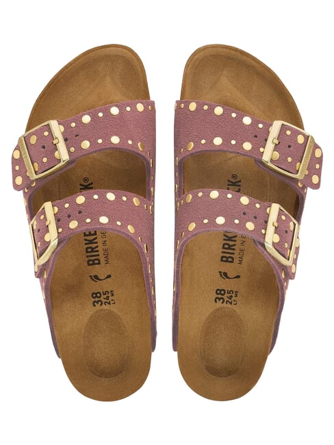 ARIZONA RIVET sandales en cuir poivre - Chaussures Femme