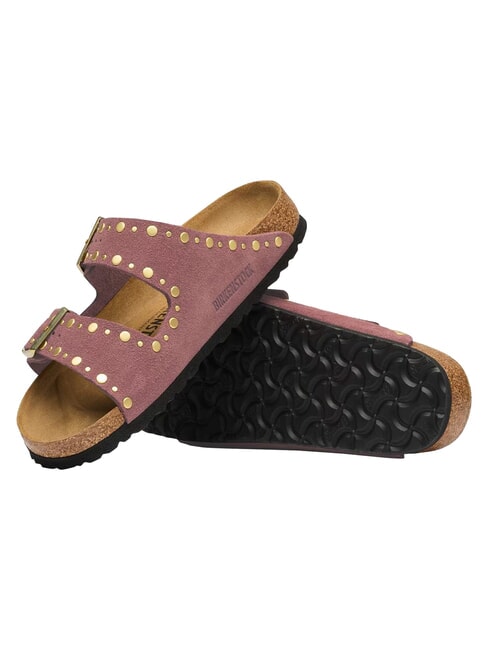 ARIZONA RIVET sandales en cuir poivre - Chaussures Femme