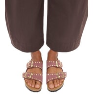BIRKENSTOCK ARIZONA RIVET sandales en cuir poivre - Chaussures Femme - 5