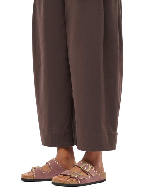 ARIZONA RIVET sandales en cuir poivre - Chaussures Femme