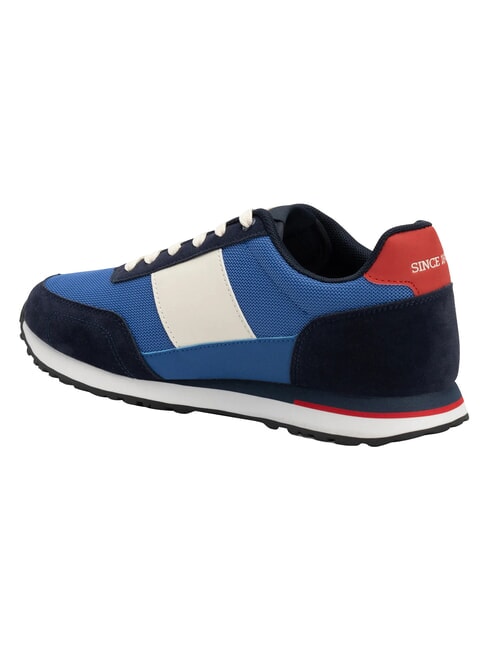 XIRIO Baskets bleu rouge - Chaussures Homme