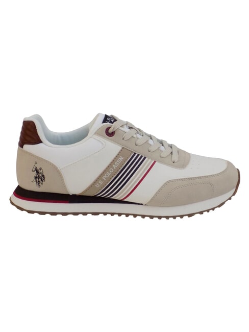 XIRIO Baskets blanc cass&eacute;-rouge - Chaussures Homme