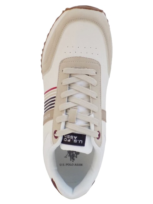 XIRIO Baskets blanc cass&eacute;-rouge - Chaussures Homme