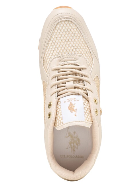 RYTA Baskets beige dor&eacute; - Chaussures Femme