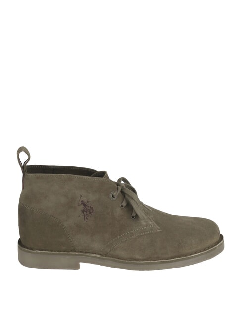 MUST chaussures en cuir su&eacute;d&eacute; vert lierre - Chaussures Homme