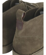 U.S. POLO ASSN. MUST chaussures en cuir su&eacute;d&eacute; vert lierre - Chaussures Homme - 3