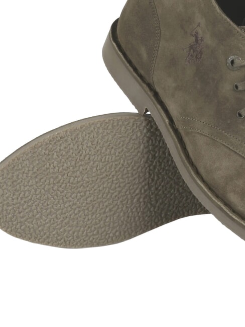 MUST chaussures en cuir su&eacute;d&eacute; vert lierre - Chaussures Homme