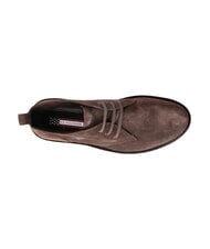 U.S. POLO ASSN. MUST chaussures en cuir su&eacute;d&eacute; brun chocolat - Chaussures Homme - 4