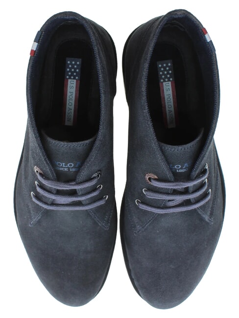 MUST chaussures en cuir su&eacute;d&eacute; bleu m&eacute;di&eacute;val - Chaussures Homme