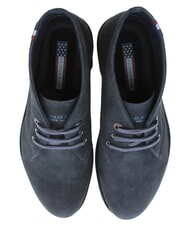 U.S. POLO ASSN. MUST chaussures en cuir su&eacute;d&eacute; bleu m&eacute;di&eacute;val - Chaussures Homme - 4