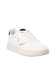 U.S. POLO ASSN. KOSMO Baskets pour femmes or blanc clair - Chaussures Femme - 2