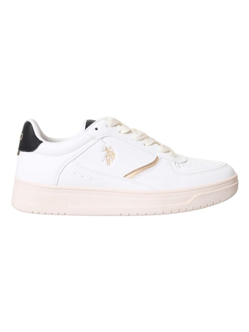 KOSMO Baskets pour femmes or blanc clair - Chaussures Femme