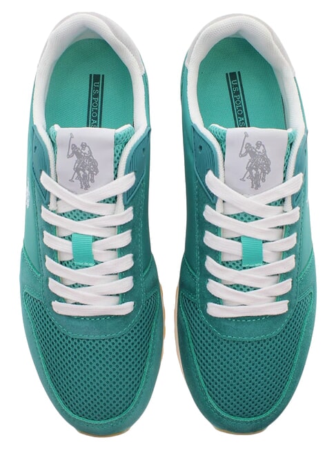 JAKE Baskets en cuir mixte bayou vert - Chaussures Homme