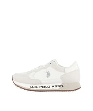 U.S. POLO ASSN. CLEEF Baskets pour hommes blanc cass&eacute; - Chaussures Homme - 2