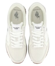 U.S. POLO ASSN. CLEEF Baskets pour hommes blanc cass&eacute; - Chaussures Homme - 4