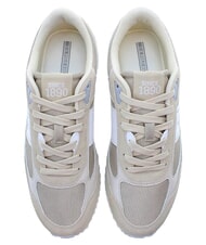 U.S. POLO ASSN. CLEEF Baskets &agrave; logo blanc papyrus - Chaussures Homme - 3