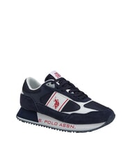 U.S. POLO ASSN. CLEEF Baskets &agrave; logo aster-blanc - Chaussures Homme - 2