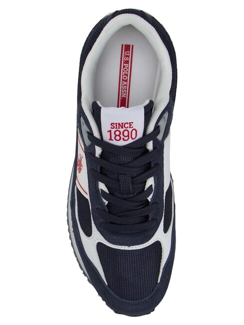 CLEEF Baskets &agrave; logo aster-blanc - Chaussures Homme