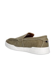 U.S. POLO ASSN. ALONSO mocassins en toile olive fonc&eacute; - Chaussures Homme - 2