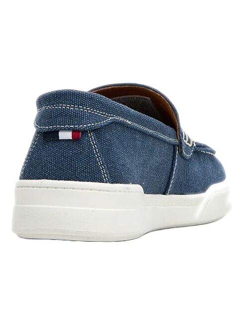 ALONSO mocassins en toile drapeau bleu - Chaussures Homme