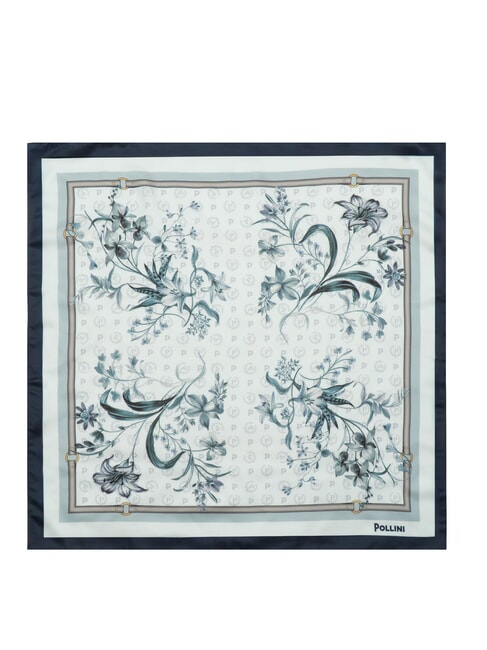 FIORI2 Foulard fleurs bleues2 - &Eacute;charpes