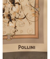 POLLINI FIORI2 Foulard fleurs brunes2 - &Eacute;charpes - 3
