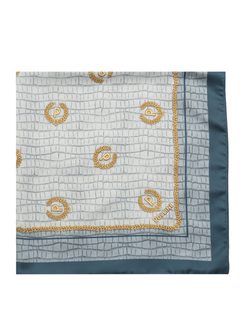 CROCO LOGO Foulard bleu crocus - &Eacute;charpes