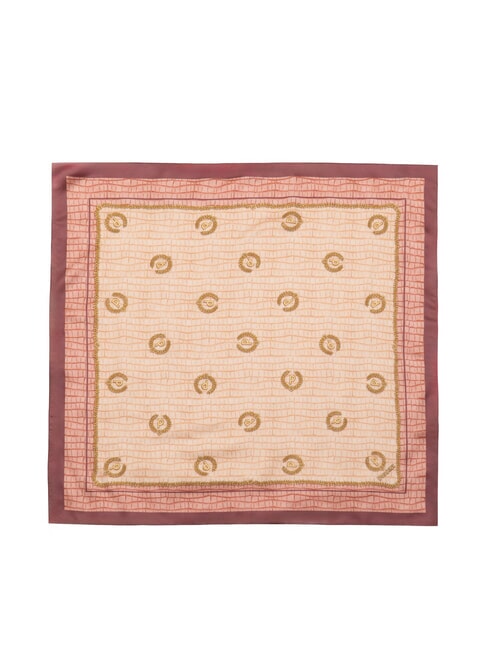 CROCO LOGO Foulard rose crocus - &Eacute;charpes