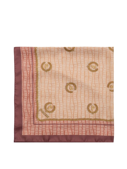 CROCO LOGO Foulard rose crocus - &Eacute;charpes