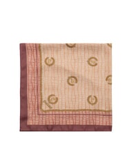 POLLINI CROCO LOGO Foulard rose crocus - &Eacute;charpes - 3