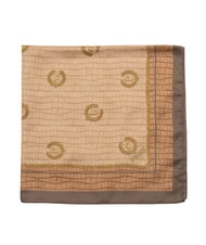 POLLINI CROCO LOGO Foulard brun crocus - &Eacute;charpes - 3