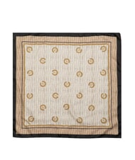 POLLINI CROCO LOGO Foulard crocus noir - &Eacute;charpes - 2
