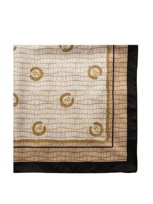 CROCO LOGO Foulard crocus noir - &Eacute;charpes