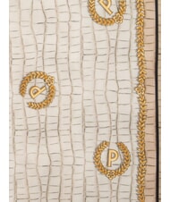 POLLINI CROCO LOGO Foulard crocus noir - &Eacute;charpes - 4