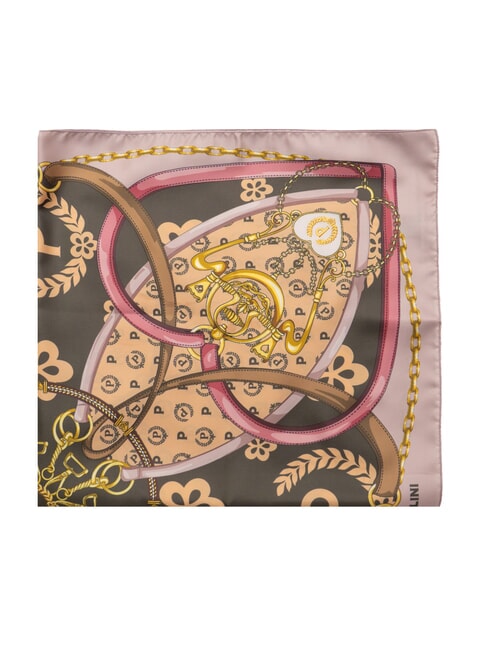 HEARTS TWILL Foulard cha&icirc;ne rose - &Eacute;charpes