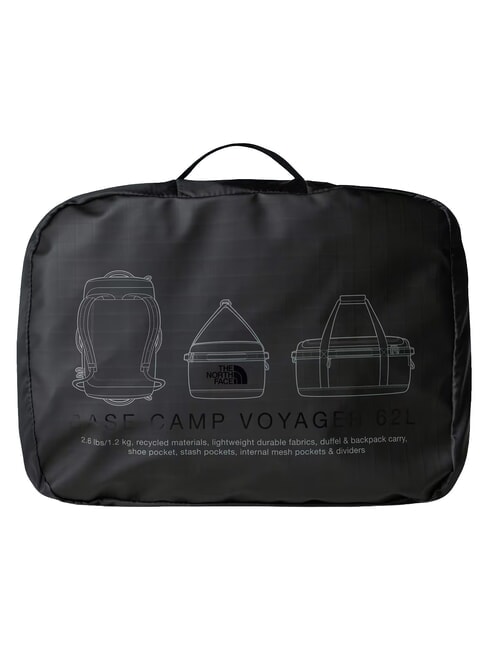 BASE CAMP VOYAGER Sac &agrave; dos 62L noir tnf/gris asphalte - Sacs de voyage