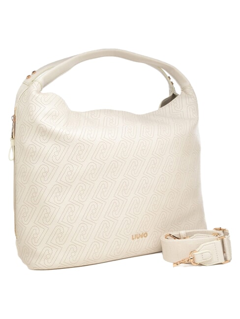 KALISKA Sac cabas avec bandouli&egrave;re cr&egrave;me - Sacs pour Femme
