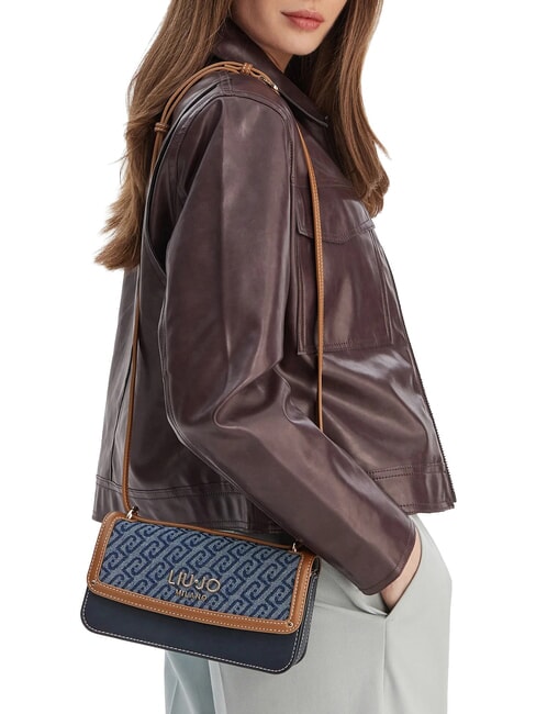 EVRIM Mini sac bandouli&egrave;re robe bleue - Sacs pour Femme