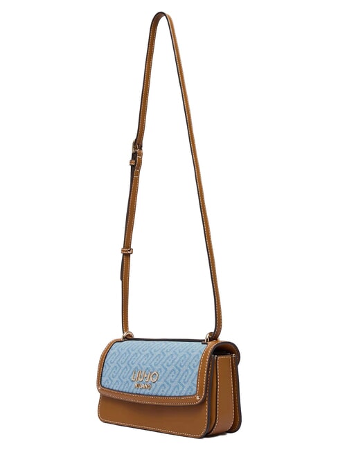 EVRIM Mini sac bandouli&egrave;re bleu poussi&eacute;reux - Sacs pour Femme