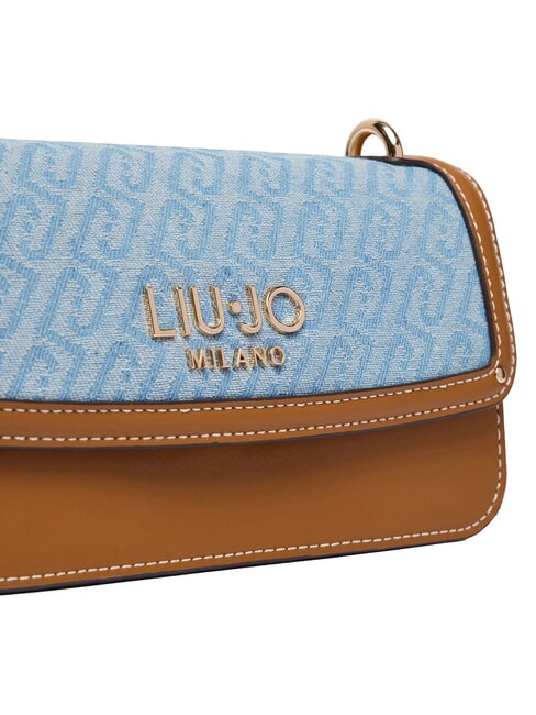 EVRIM Mini sac bandouli&egrave;re bleu poussi&eacute;reux - Sacs pour Femme