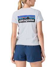 PATAGONIA P-6 LOGO T-shirt fibre blanche - T-shirt - 2