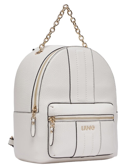 EMATITE Sac &agrave; dos avec poche avant cr&egrave;me - Sacs pour Femme