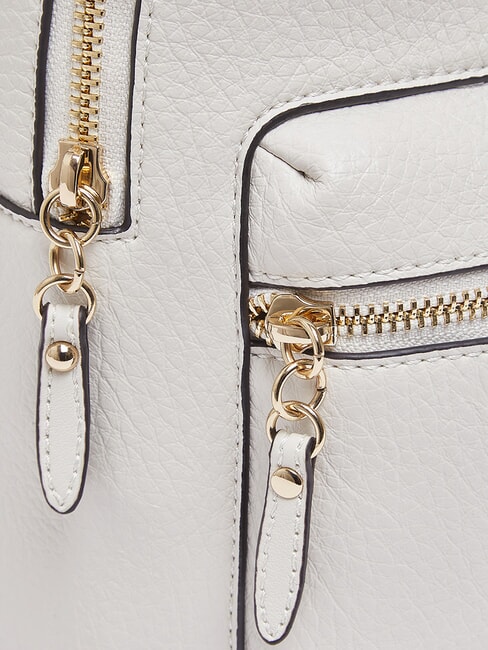 EMATITE Sac &agrave; dos avec poche avant cr&egrave;me - Sacs pour Femme