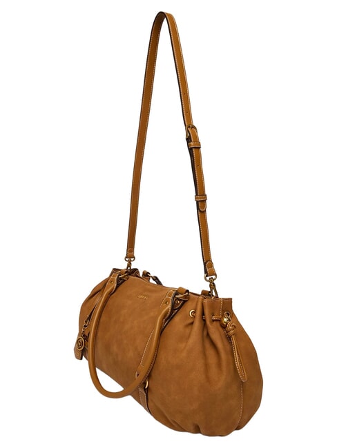 GINESA Sac bandouli&egrave;re, avec bandouli&egrave;re chameau - Sacs pour Femme